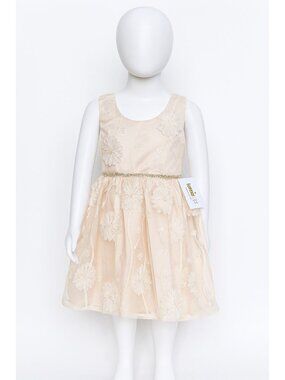 NWT Kensie Girl Champagne Soutache Dress Size 7
